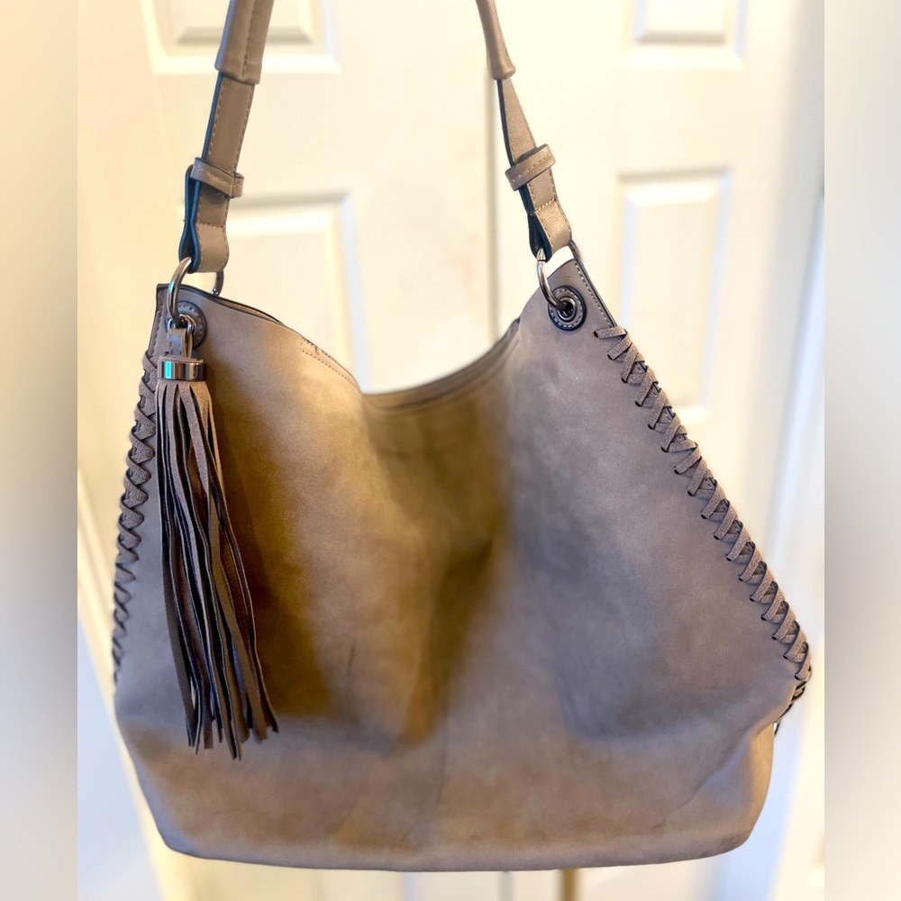 Suede Shoulder Bag